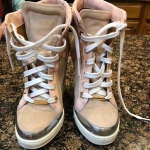 Jimmy Choo Authentic wedge sneakers size 6 1/2
